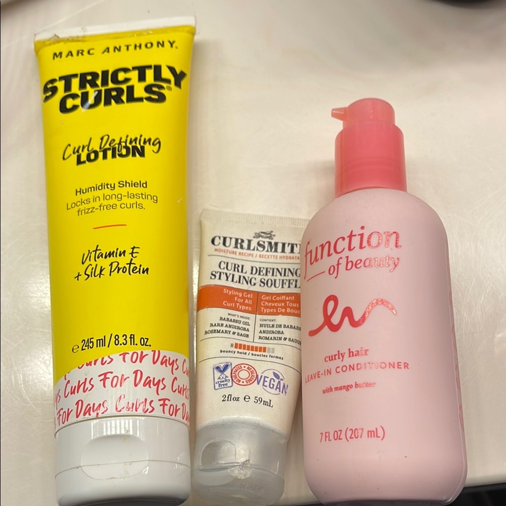 Curl Defining Lotion Set:Marc Anthonyy, Curlsmith, Function of Beauty.